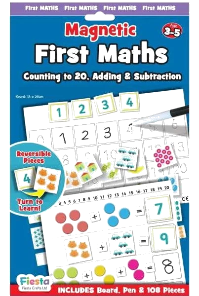 Set Magnetic Invat sa Numar pana la 20 si Adunari si Scaderi – Joc Educativ