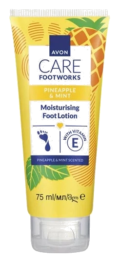 Loțiune hidratantă pentru picioare Ananas și Mentă 75 ml – hidratare și prospețime revigorantă