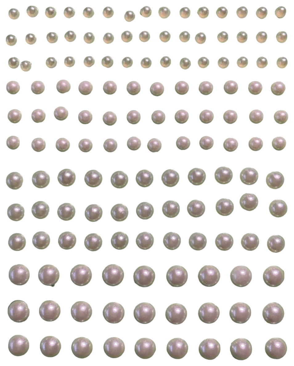 Perle autoadezive pentru machiaj Pearl Drops – Chique (110 buc)