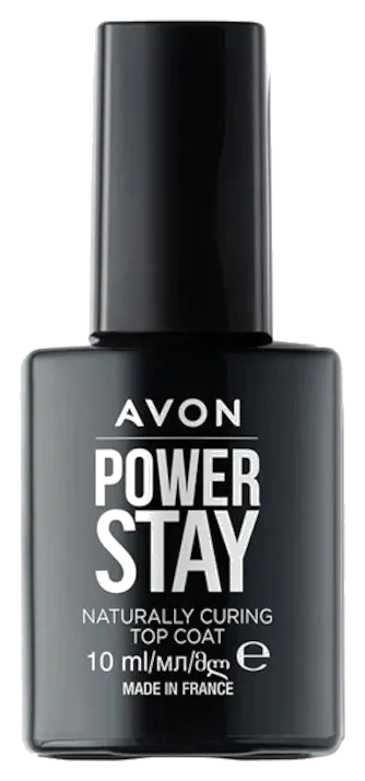 Lac de unghii Top Coat Power Stay Naturally Curing 10 ml – fixare, luciu intens și rezistență