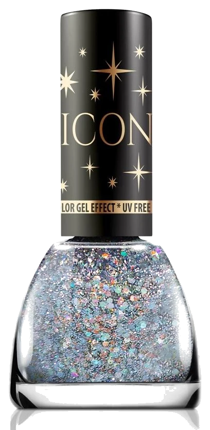 Lac de unghii Icon Glitter Revers Blue