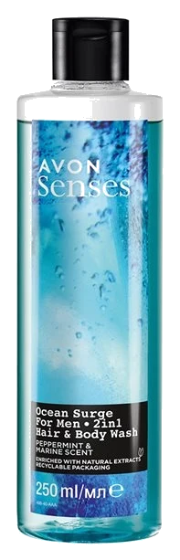 Gel de dus pentru par si corp Ocean Surge pentru El – prospetime marina, energie si vitalitate 🌊🚿