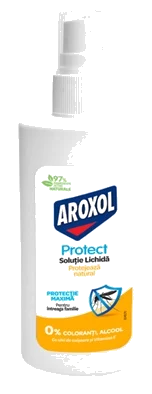 AROXOL Protect Soluție Lichidă Împotriva Țânțarilor 100 ml – protecție eficientă și îngrijire pentru piele