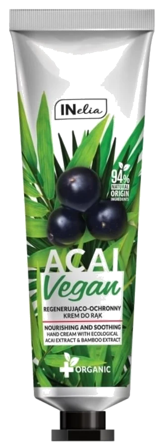 Crema pentru maini si unghii protectie si regenerare cu extract de acai ecologic si bambus