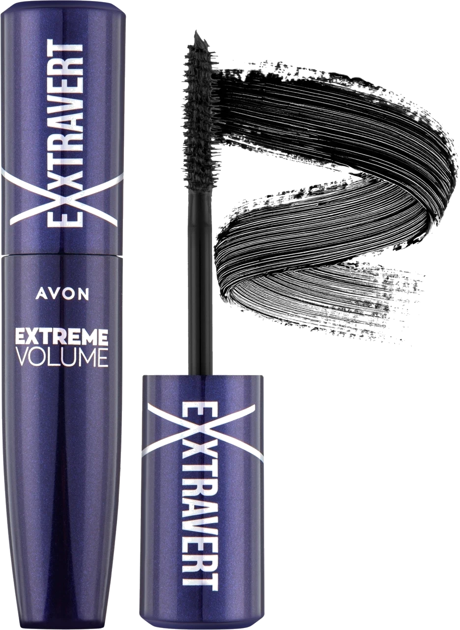 Mascara Exxtravert Extreme Volume Waterproof Blackest Black 9,5 ml – volum extrem și negru intens rezistent la apă