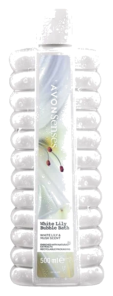 Spumant de baie White Lily 500 ml – relaxare, parfum floral și spumă bogată