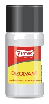 Dizolvant pentru lac de unghii Farmec 50 ml – îndepărtare rapidă și protecție pentru unghii