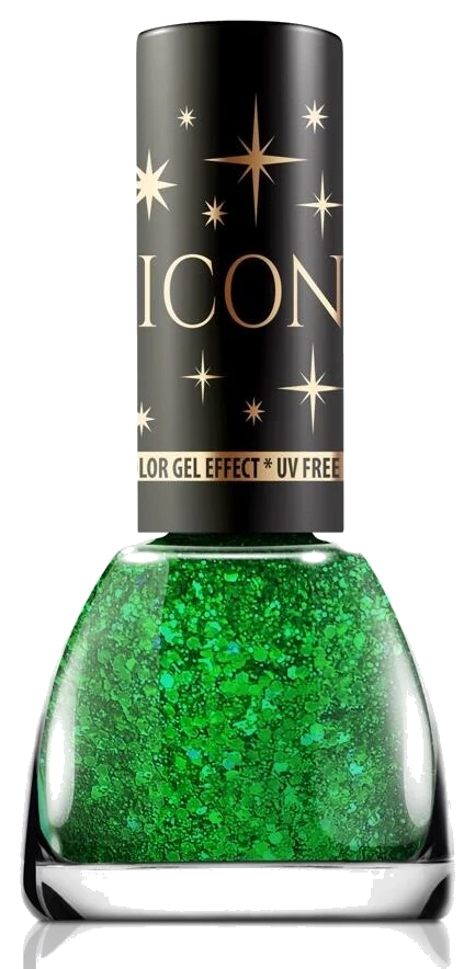 Lac de unghii Icon Glitter Revers Green