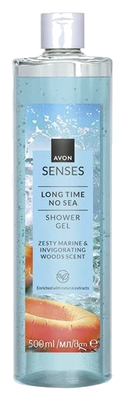 Gel de duș Long Time No Sea 500 ml – curățare delicată, prospețime marină și parfum revigorant